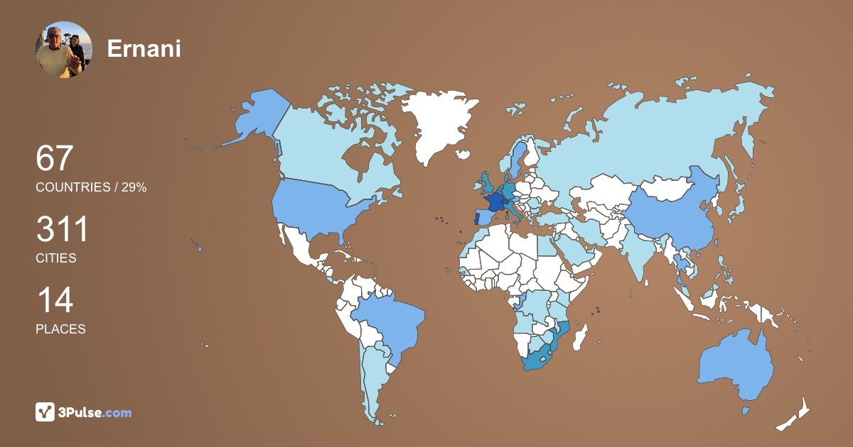 Изображение Карты путешествий Ernani Magalhaed