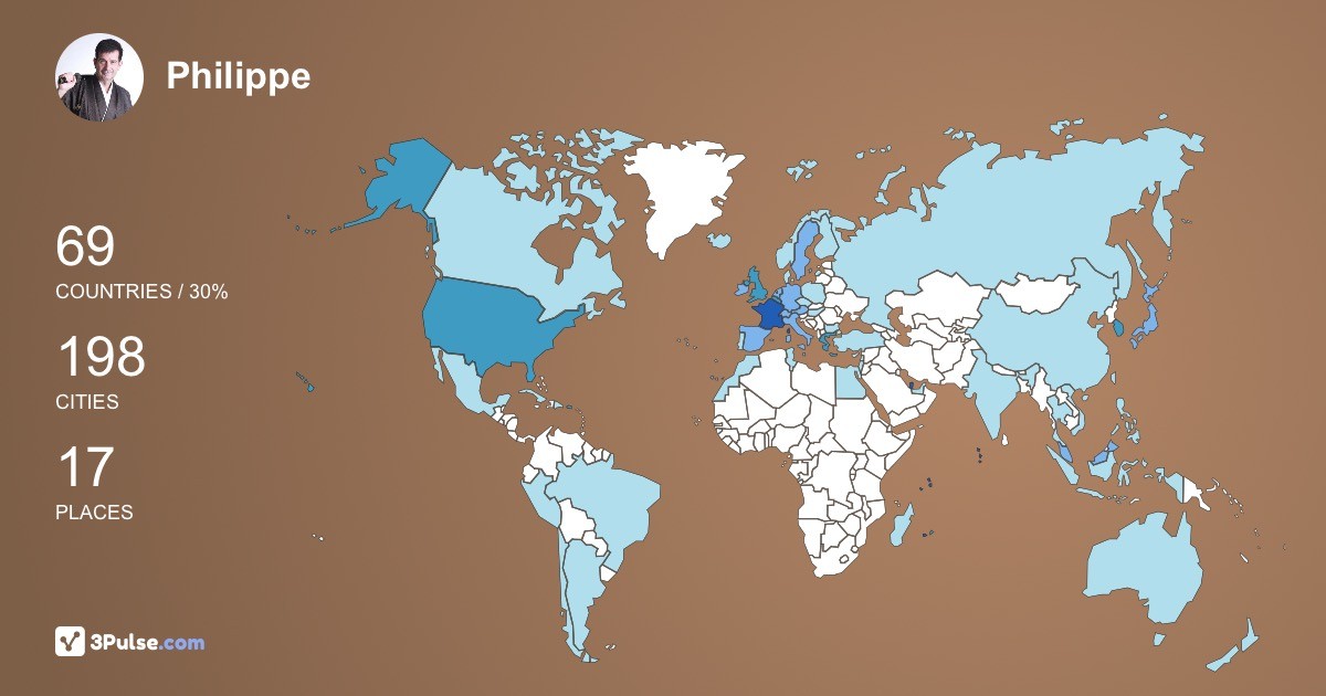 Изображение Карты путешествий Philippe Pinton