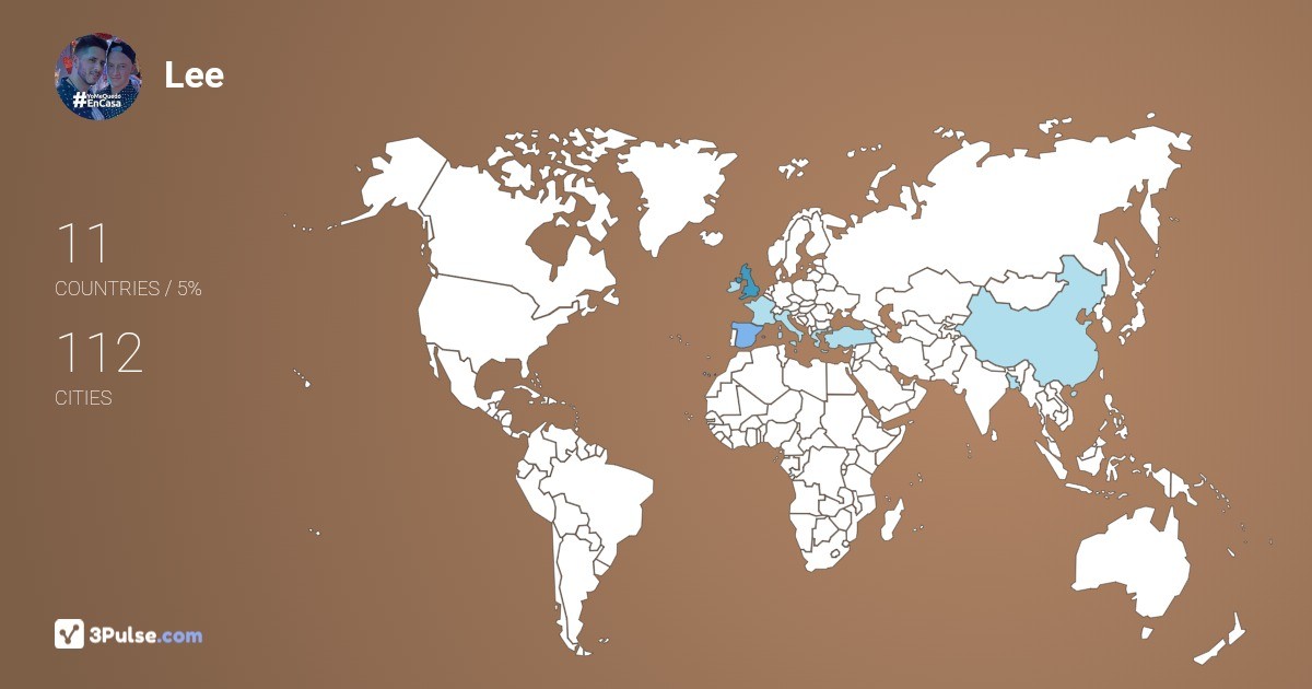 Изображение Карты путешествий Lee Roberts