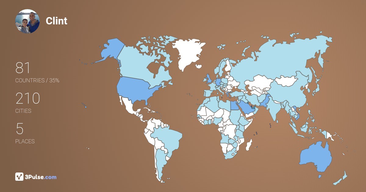 Изображение Карты путешествий Clint Micallef