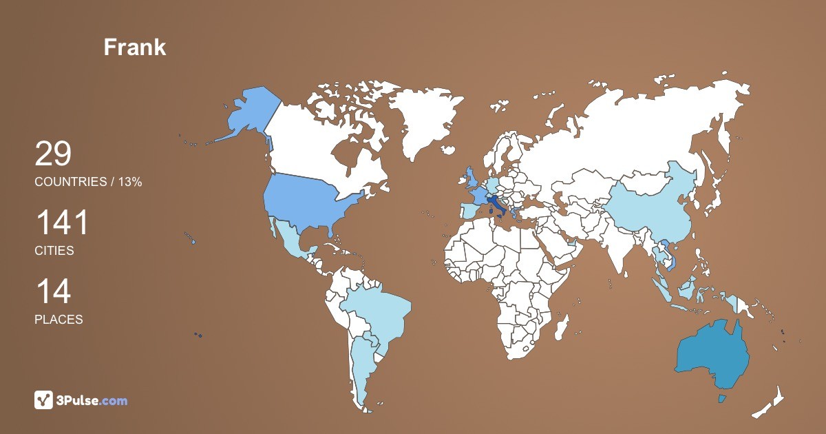 Изображение Карты путешествий Frank Raso