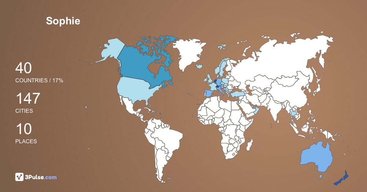 Изображение Карты путешествий Sophie Theunisse