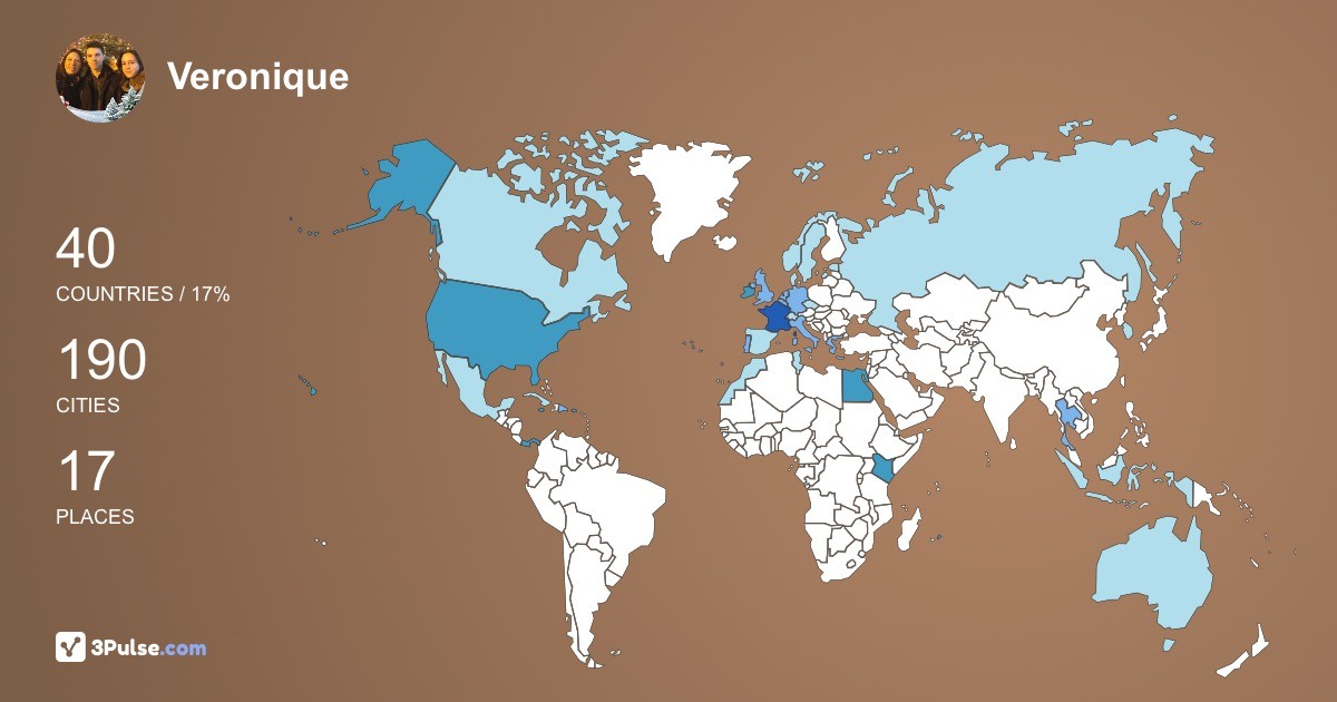 Изображение Карты путешествий Veronique Vero