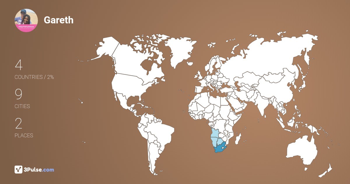 Изображение Карты путешествий Gareth Amos