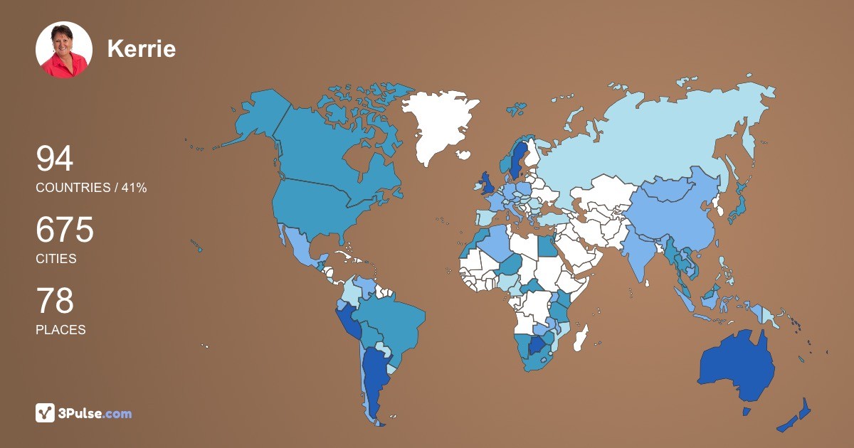 Изображение Карты путешествий Kerrie Croft