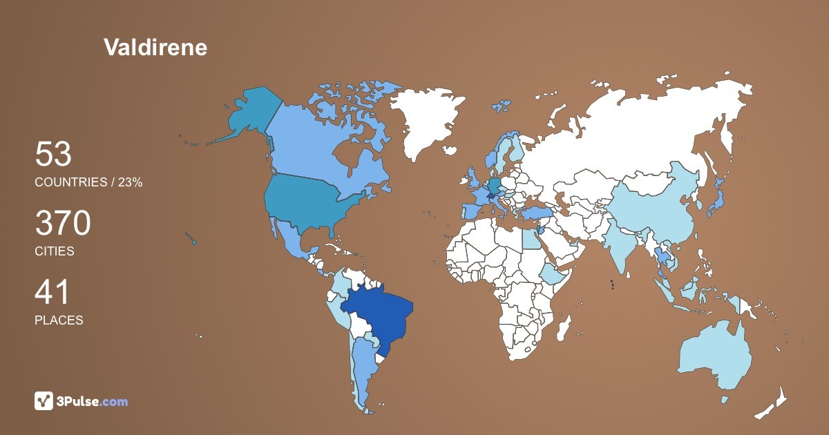 Изображение Карты путешествий Valdirene Bastos-Licht