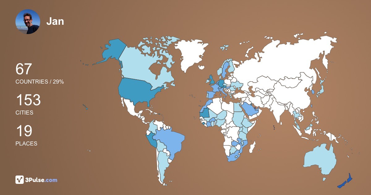 Изображение Карты путешествий Jan Idel