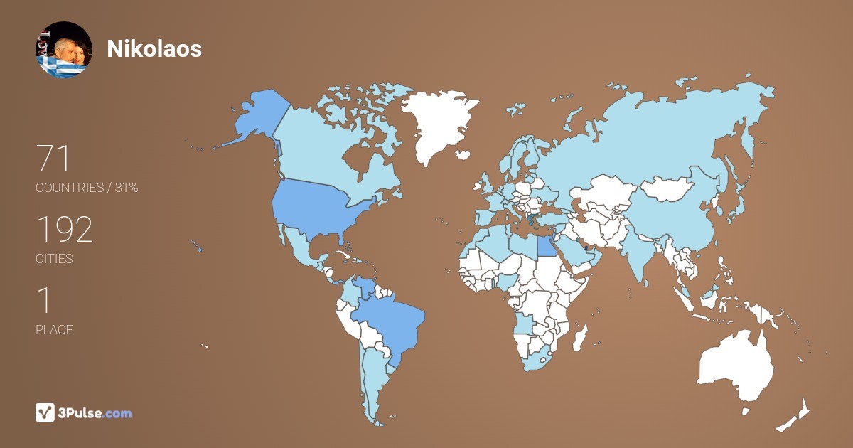 Изображение Карты путешествий Nikolaos Katsis