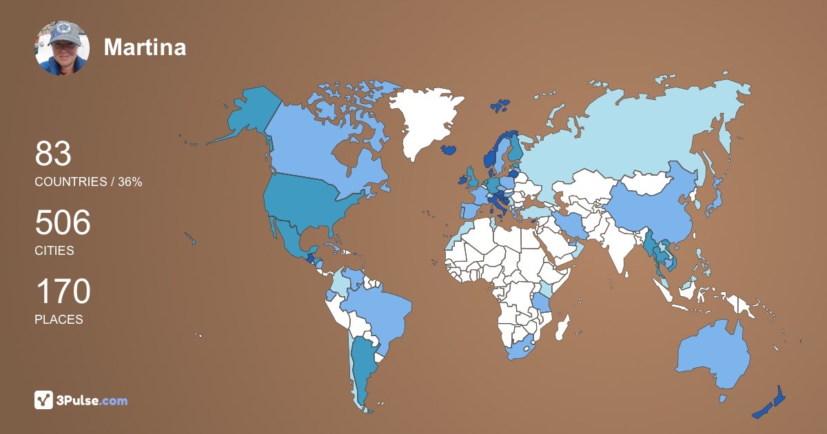 Изображение Карты путешествий Martina Orehek