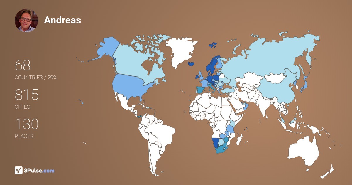 Изображение Карты путешествий Andreas Kramer