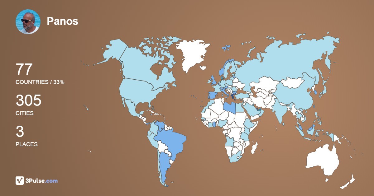 Изображение Карты путешествий Panos Kantelis