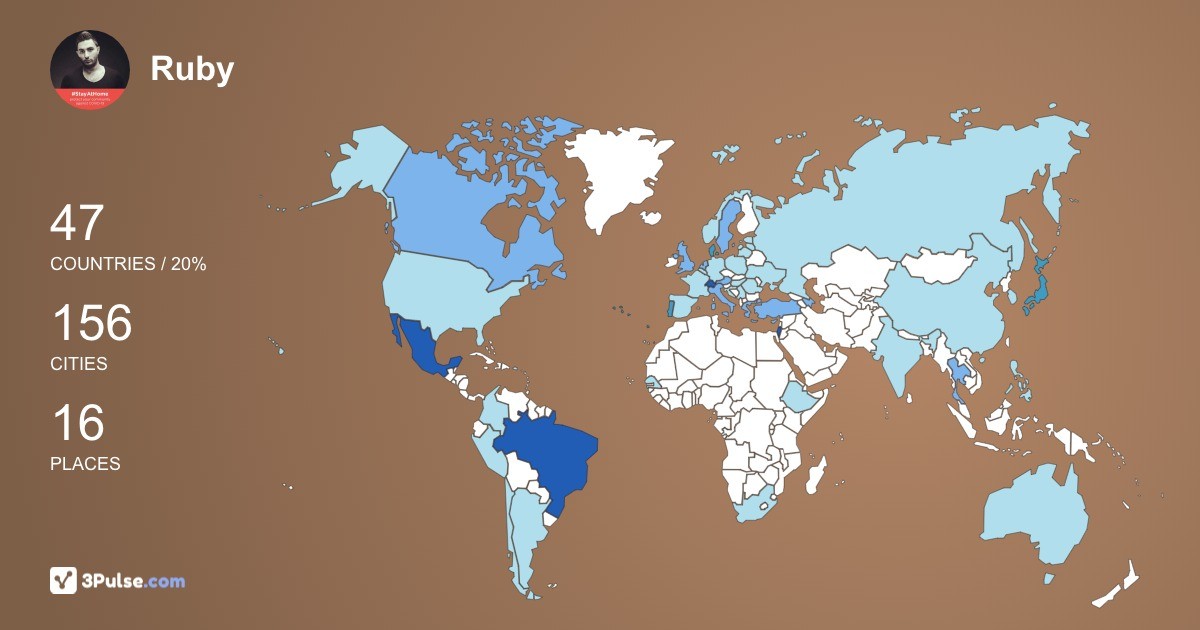 Изображение Карты путешествий Ruby Yakubov