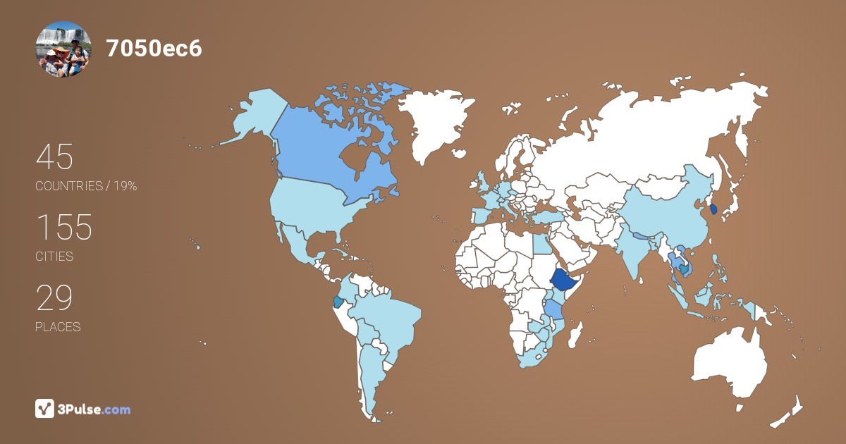 Изображение Карты путешествий Yongwhan Kim