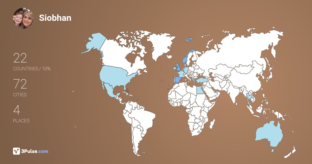 Изображение Карты путешествий Siobhan Forde