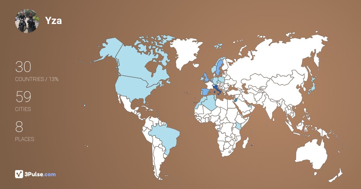 Yza Duf's Travel Map Image