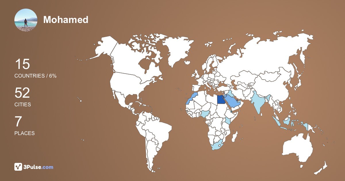 Изображение Карты путешествий Mohamed Amer