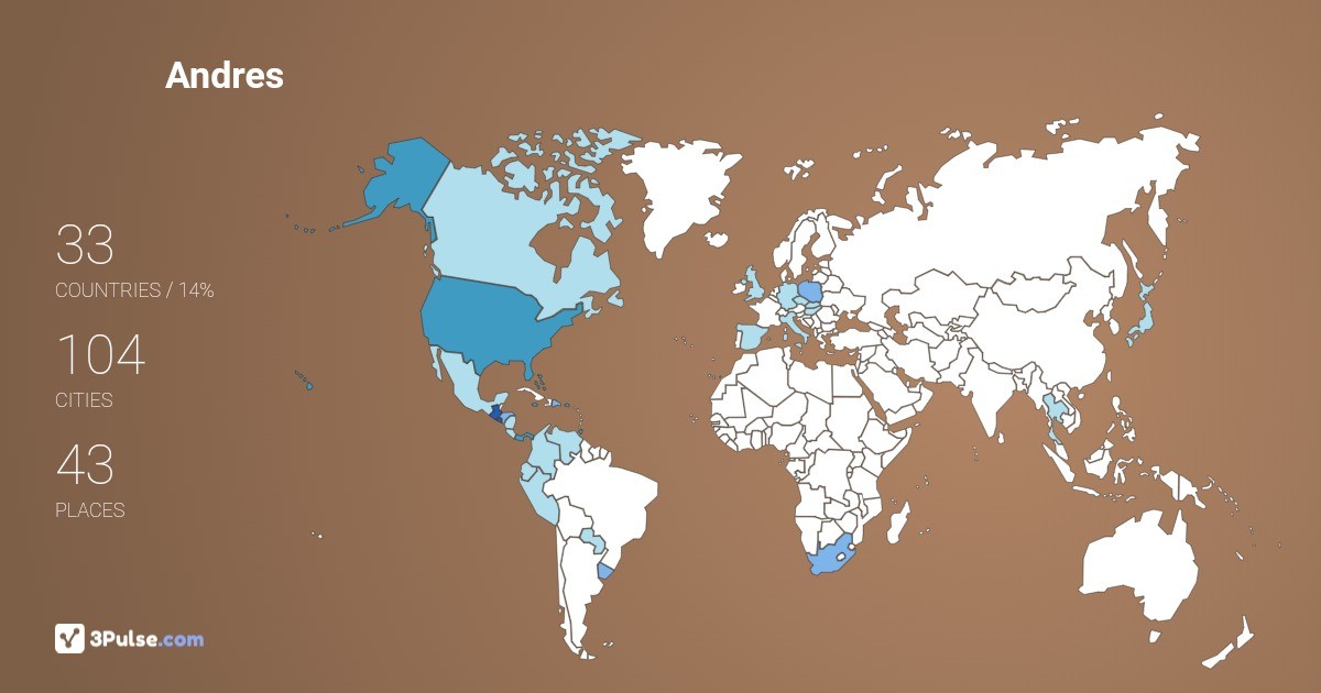 Изображение Карты путешествий Andres Galvez