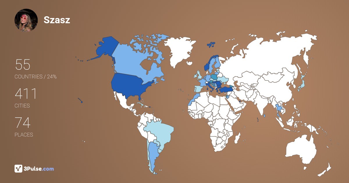 Изображение Карты путешествий Szasz Sasha