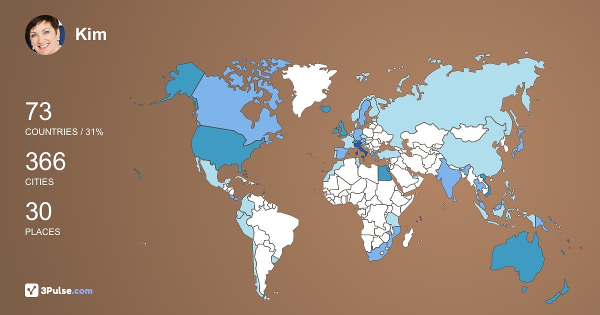 Изображение Карты путешествий Kim Mccoomb