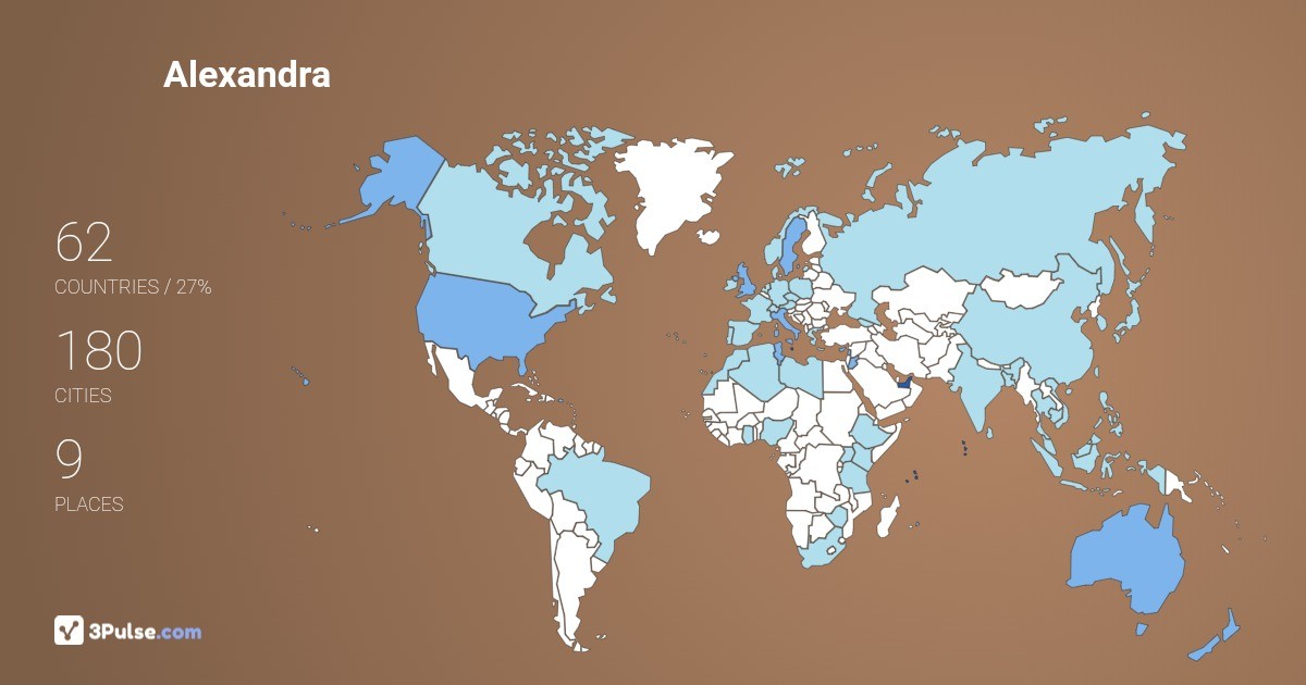 Изображение Карты путешествий Alexandra Camilleri