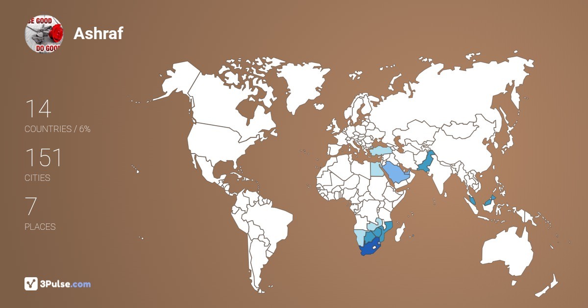 Изображение Карты путешествий Ashraf Ganchi
