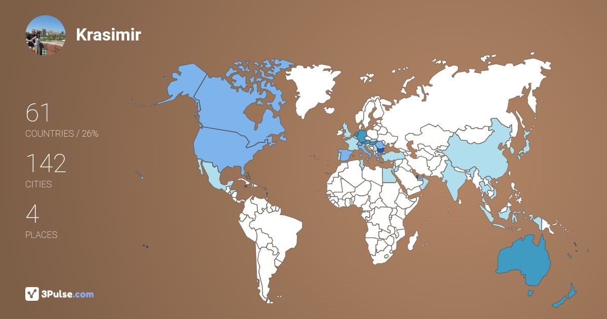 Изображение Карты путешествий Krasimir Grigorov