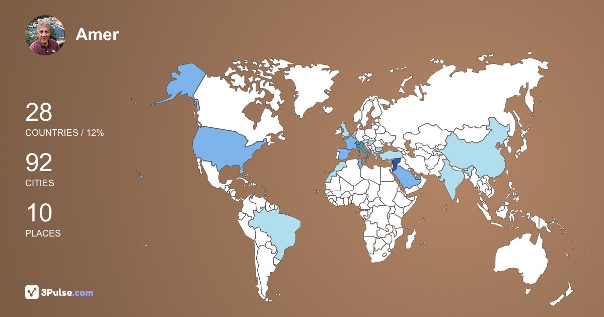 Изображение Карты путешествий Amer Zaylaa