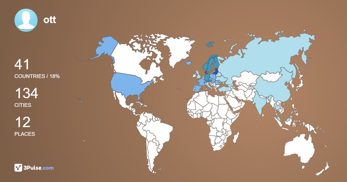 Изображение Карты путешествий ott