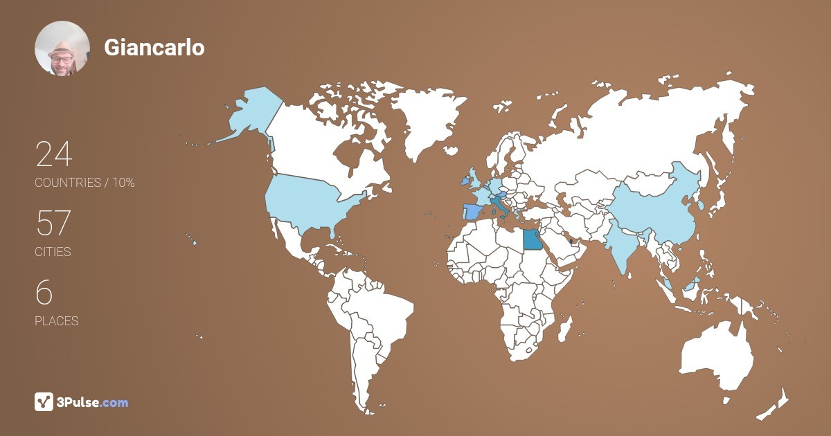 Изображение Карты путешествий Giancarlo Iacono