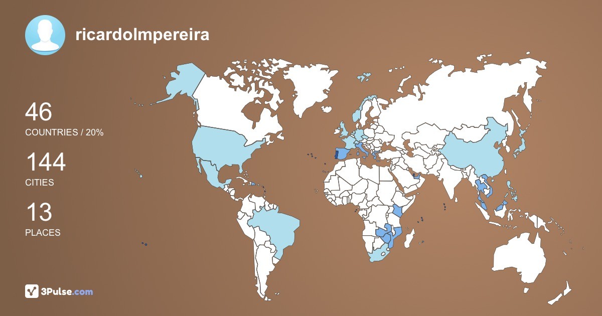 Изображение Карты путешествий ricardolmpereira
