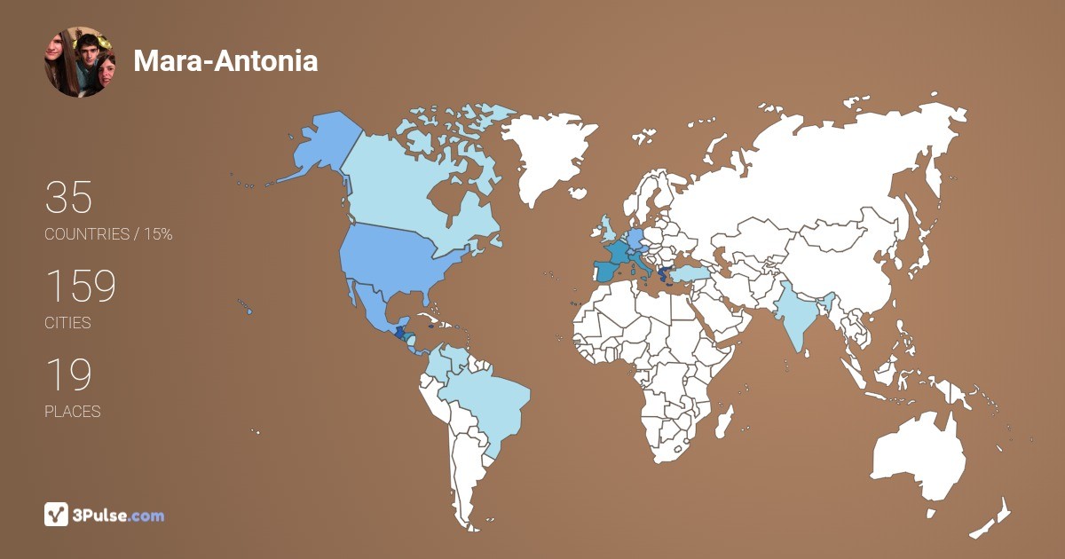 Mara-Antonia Piol's Travel Map Image