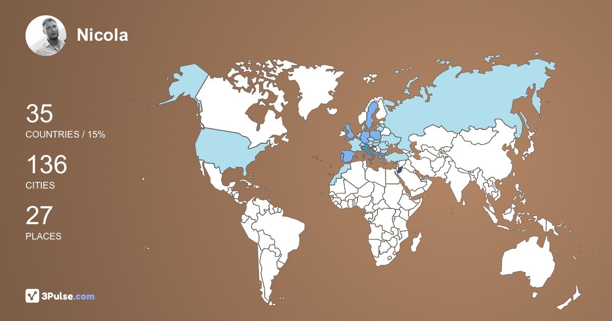 Изображение Карты путешествий Nicola Amadei