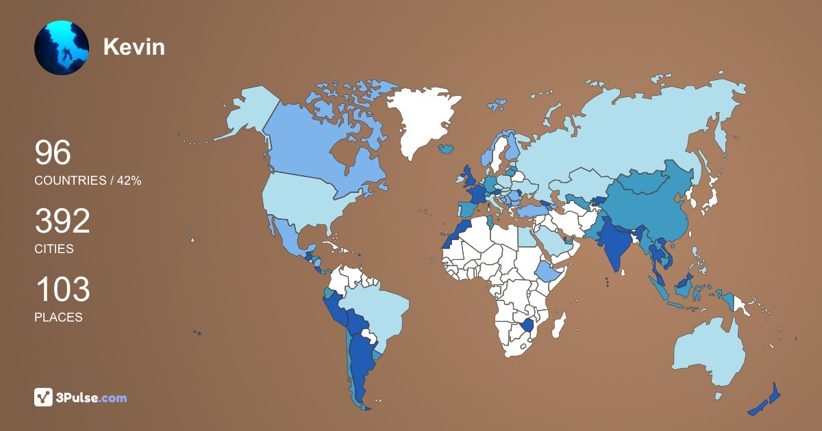 Изображение Карты путешествий Kevin Norton
