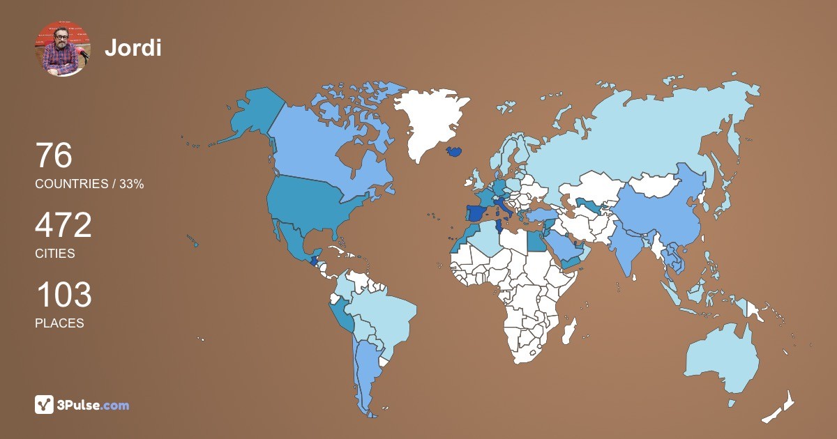 Изображение Карты путешествий Jordi Torrents