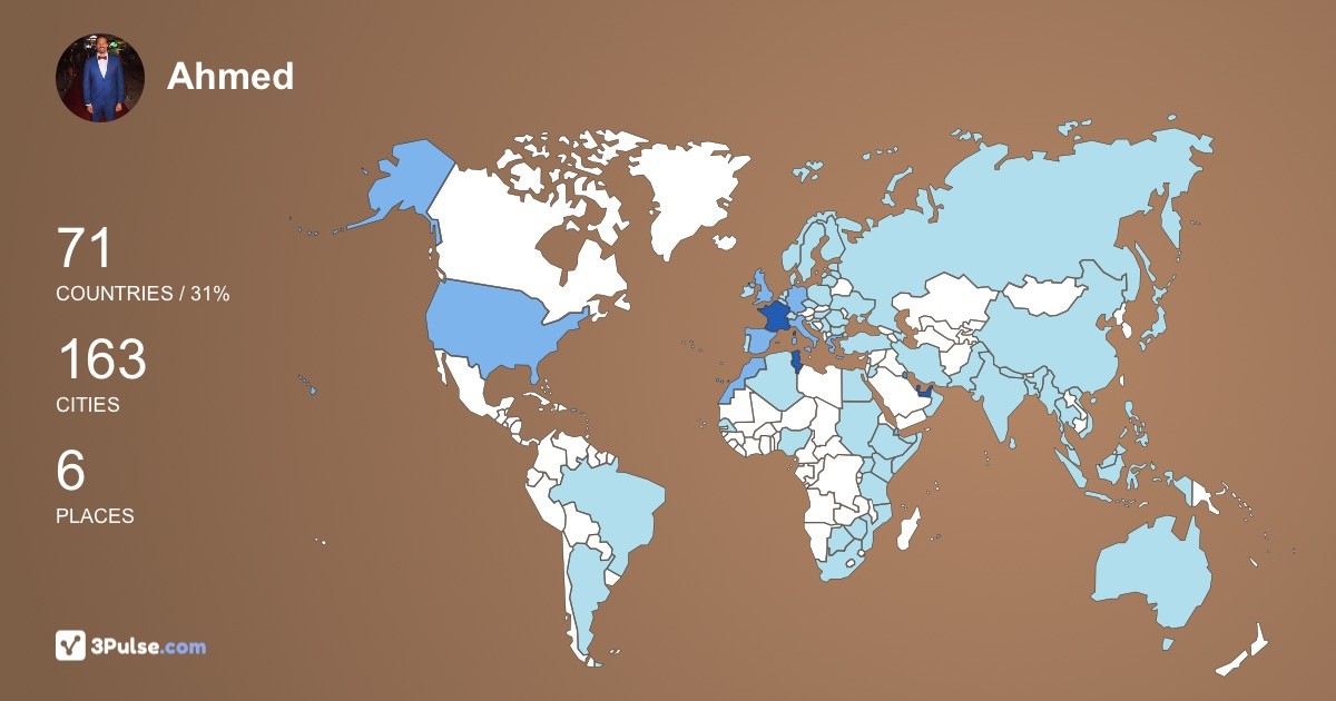 Изображение Карты путешествий Ahmed Mathlouthi