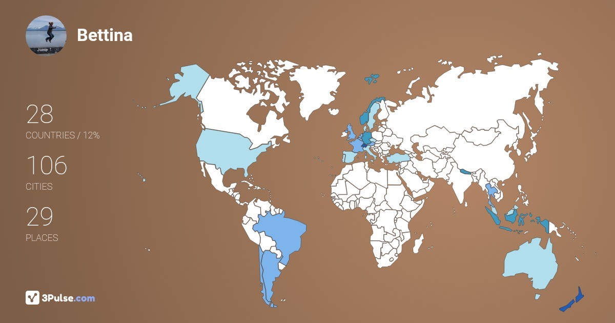 Изображение Карты путешествий Bettina Schurtenberger