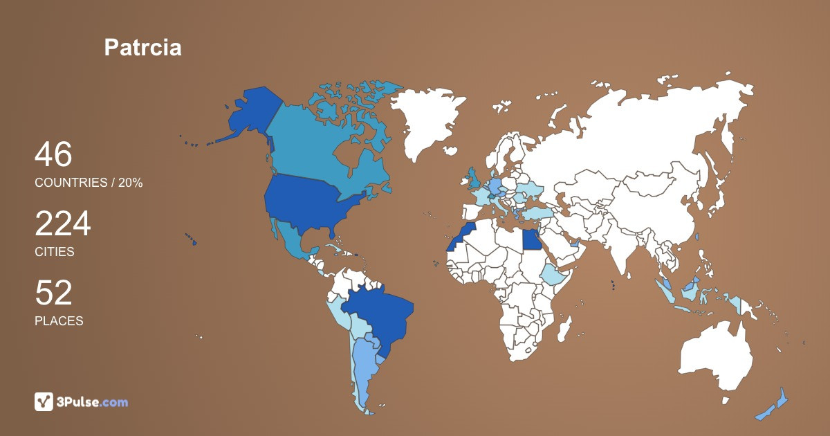 Изображение Карты путешествий Patrcia Oliveira