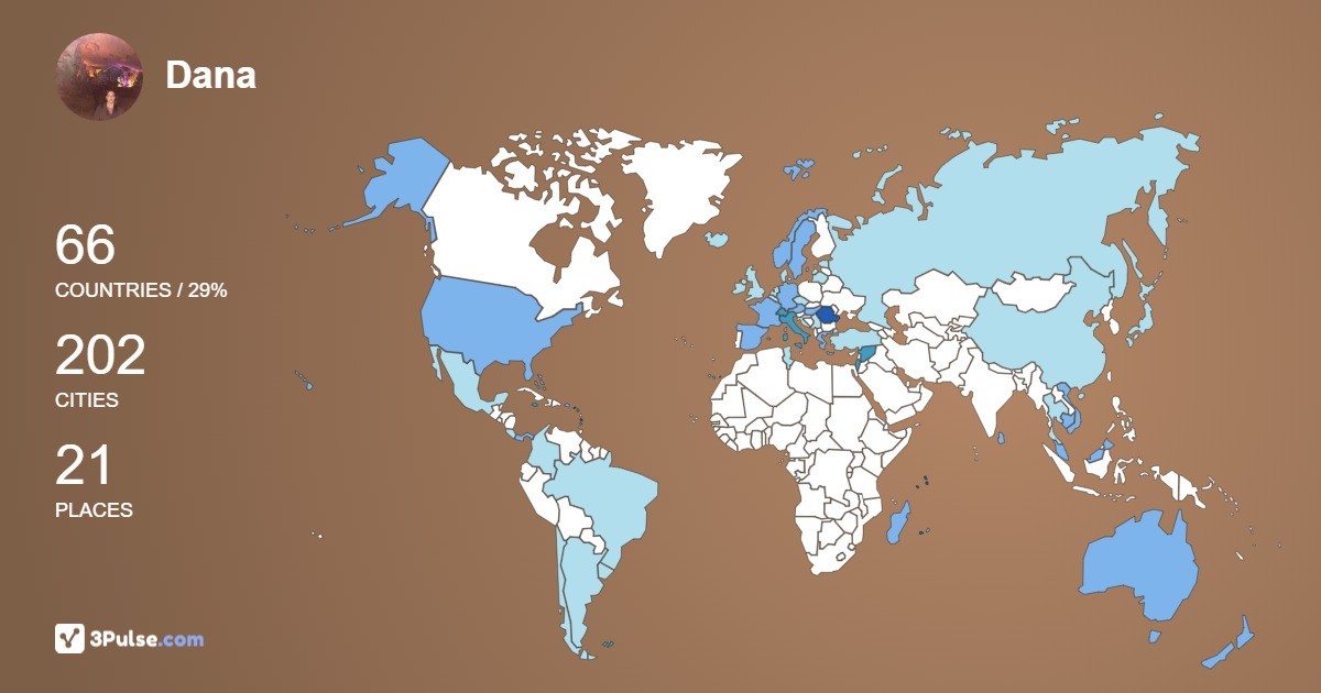 Изображение Карты путешествий Dana Rata
