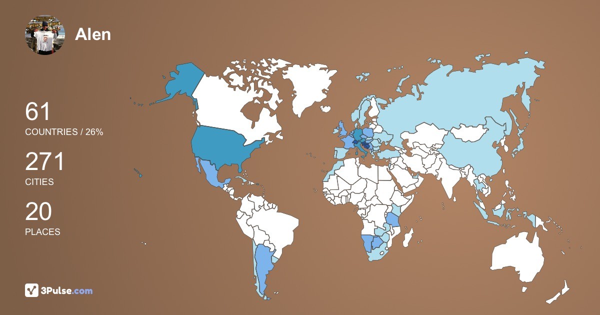 Изображение Карты путешествий Alen Galic