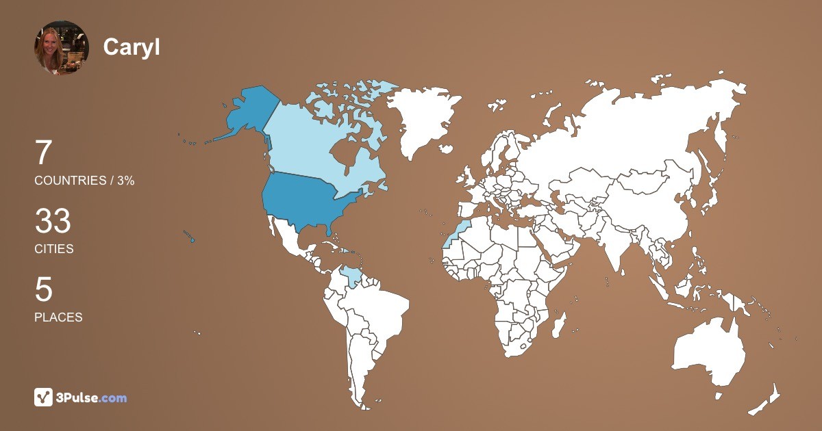 Изображение Карты путешествий Caryl Achtari