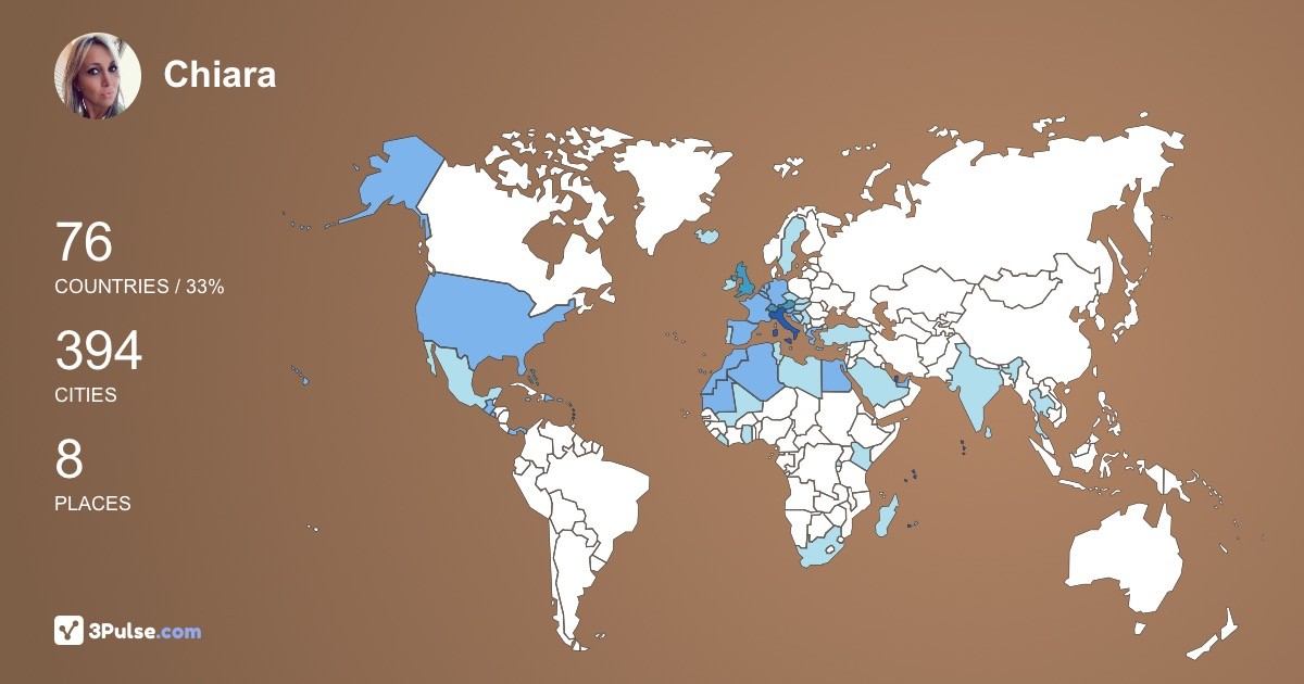 Изображение Карты путешествий Chiara Benvenuto