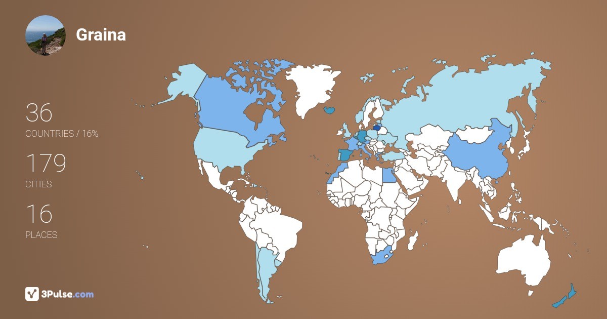 Изображение Карты путешествий Graina Pohlen