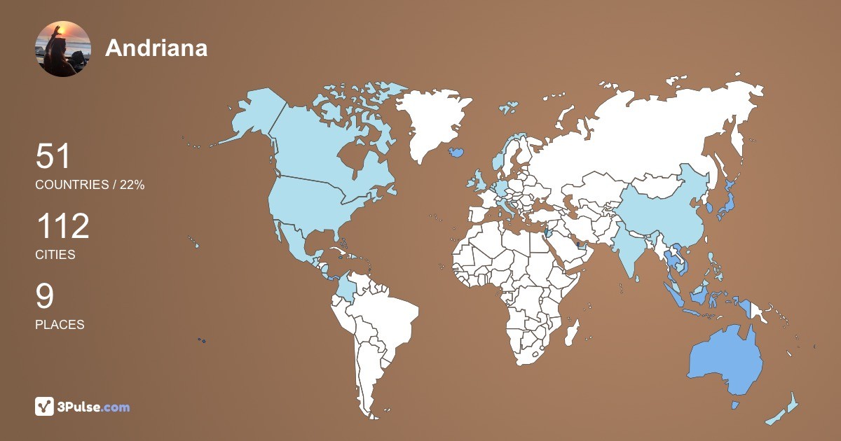 Изображение Карты путешествий Andriana Inocensia