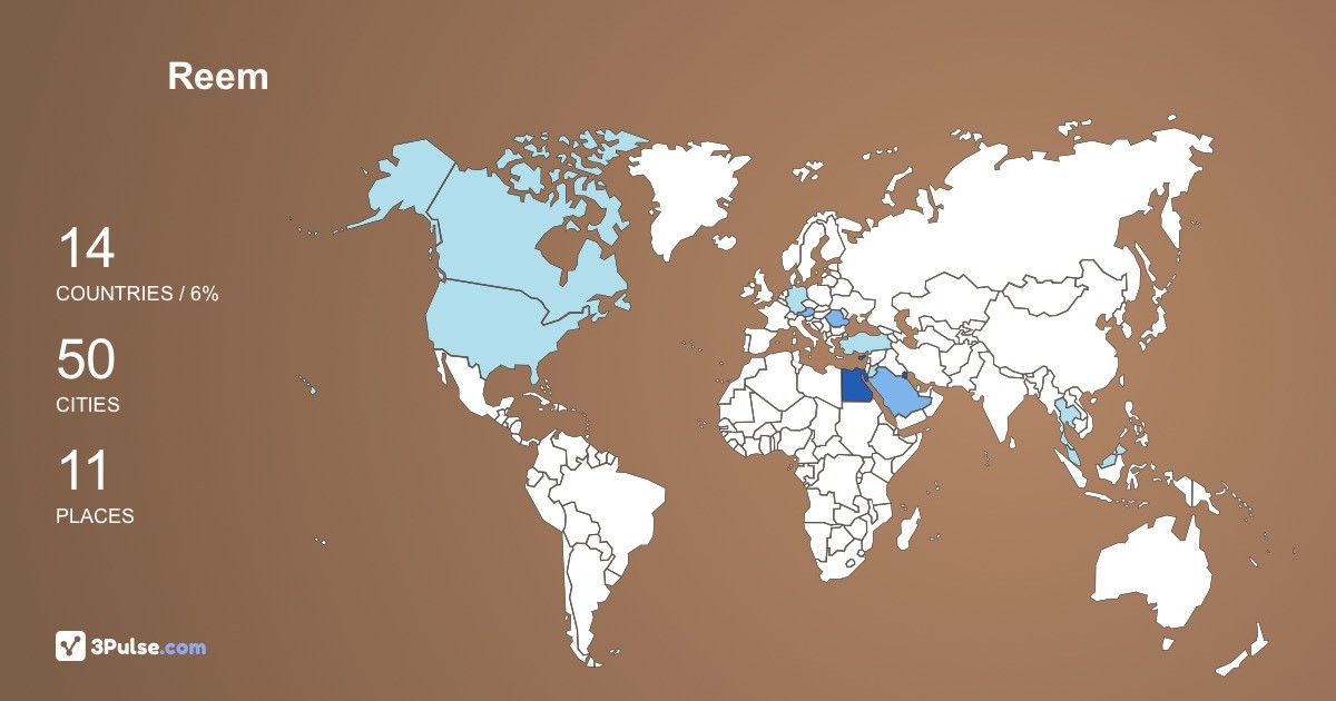 Изображение Карты путешествий Reem Eshra