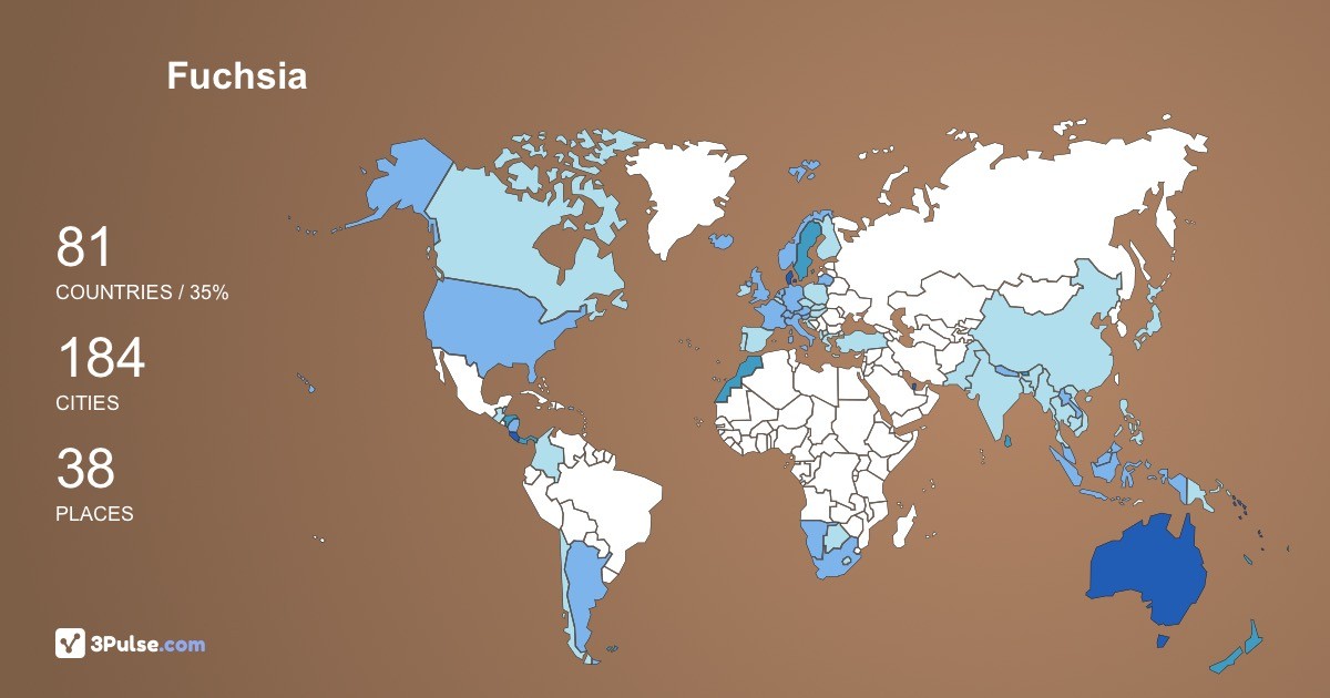 Fuchsia Sims's Travel Map Image