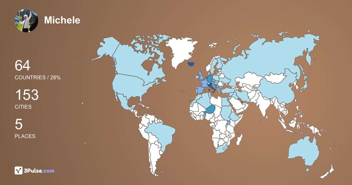 Изображение Карты путешествий Michele Cristofoletti