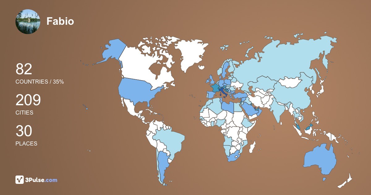 Изображение Карты путешествий Fabio Catellani
