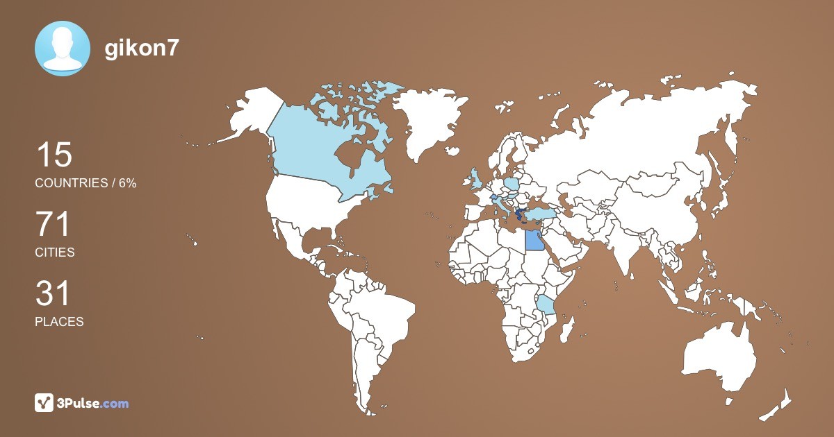 Изображение Карты путешествий gikon7