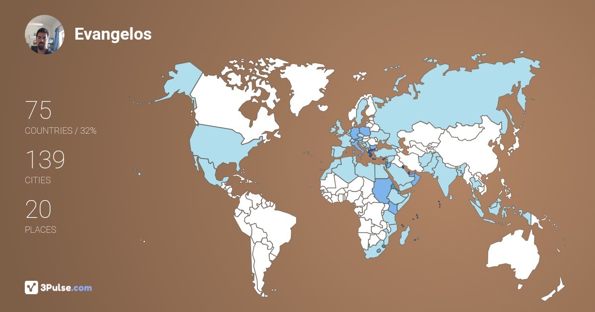 Изображение Карты путешествий Evangelos Mitsopoulos