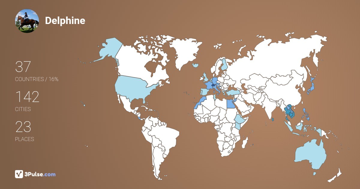 Изображение Карты путешествий Delphine Boccard